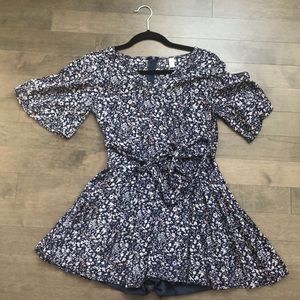 Floral Romper in a size XS